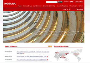 野村控股公司 官方网址 日本商业网站大全