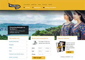 惠灵顿国际机场 官方网址 新西兰交通网站大全