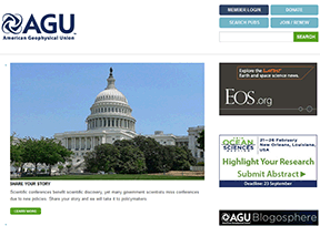 美国地球物理联盟 官方网址 美国科学网站大全