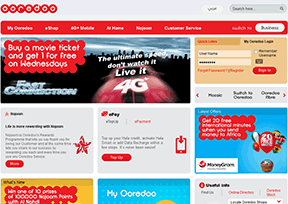 Ooredoo电信 官方网址 卡塔尔商业网站大全