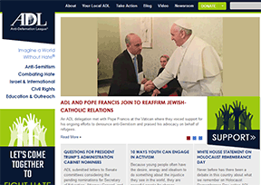 反诽谤联盟 官方网址 美国组织网站大全