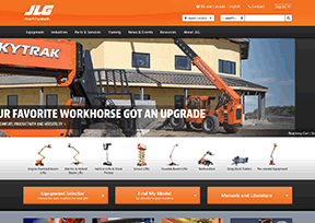 JLG 官方网址 美国商业网站大全