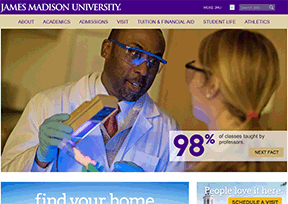 詹姆斯麦迪逊大学 官方网址 美国教育网站大全