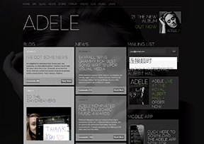 阿黛尔•阿德金斯 官方网址 英国明星网站大全