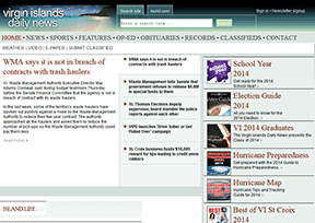 《维尔京群岛每日新闻》 官方网址 美属维尔京群岛新闻网站大全