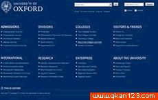 牛津大学 官方网址 英国教育网站大全