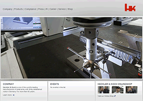 黑克勒-科赫 官方网址 德国军事网站大全