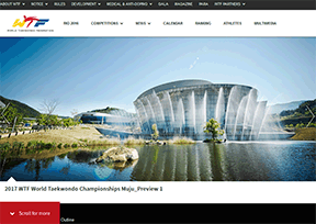 世界跆拳道联合会 官方网址 韩国体育网站大全