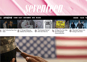 美国Seventeen杂志_《17》 官方网址 美国杂志网站大全