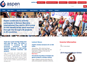 阿斯潘制药控股公司 官方网址 南非商业网站大全