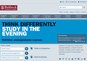 伦敦大学伯贝克学院 官方网址 英国教育网站大全