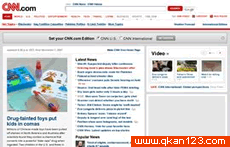 美国CNN有线电视新闻网 官方网址 美国新闻网站大全