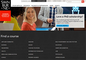 斯威本理工大学 官方网址 澳大利亚教育网站大全