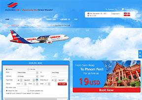 百善航空_Bassaka Air 官方网址 柬埔寨交通网站大全