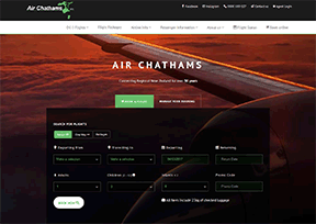 查塔姆航空 官方网址 新西兰交通网站大全