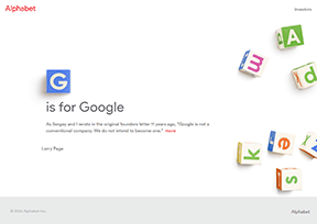Alphabet 官方网址 美国IT网站大全