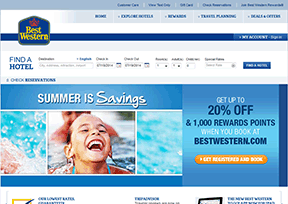 最佳西方 官方网址 美国旅游网站大全