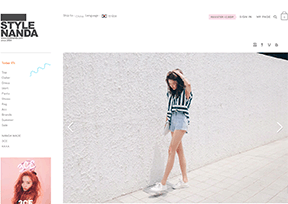 Stylenanda 官方网址 韩国商业网站大全
