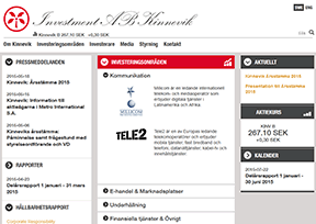 Kinnevik公司 官方网址 瑞典商业网站大全