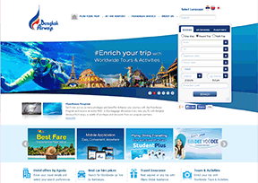 曼谷航空公司 官方网址 泰国交通网站大全