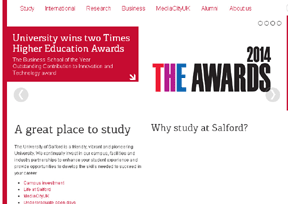 索尔福德大学 官方网址 英国教育网站大全