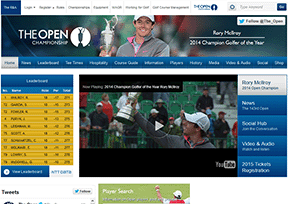 英国高尔夫公开赛 官方网址 英国体育网站大全