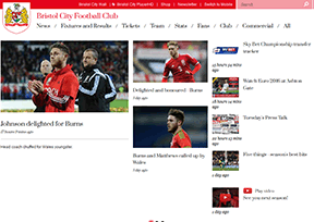 布里斯托尔城足球俱乐部 官方网址 英国体育网站大全