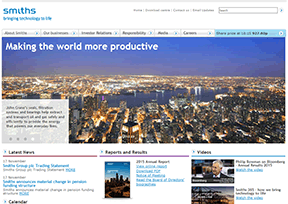 史密斯集团 官方网址 英国设计网站大全