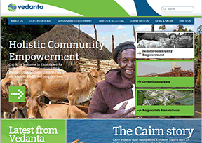 韦丹塔资源公司 官方网址 印度商业网站大全