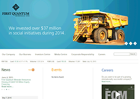 第一量子矿业 官方网址 加拿大商业网站大全