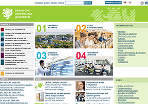 伍珀塔尔大学 官方网址 德国教育网站大全