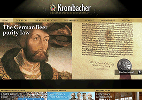 科隆巴赫啤酒_Krombacher 官方网址 德国商业网站大全