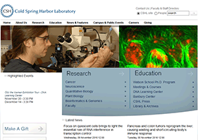 冷泉港实验室 官方网址 美国科学网站大全