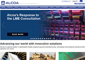 美国铝业公司 官方网址 美国商业网站大全
