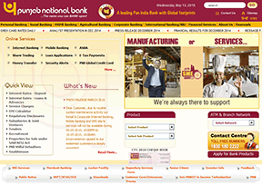 旁遮普国民银行 官方网址 印度银行网站大全