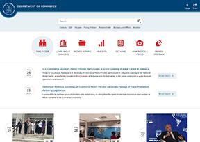 美国商务部 官方网址 美国政府网站大全