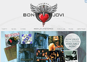 邦乔维 官方网址 美国明星网站大全