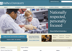 德保罗大学 官方网址 美国教育网站大全