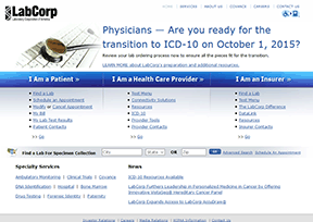 实验室集团控股公司 官方网址 美国健康网站大全