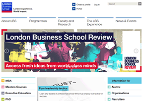 伦敦商学院 官方网址 英国教育网站大全