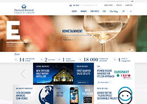 保乐力加 官方网址 法国商业网站大全