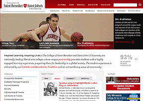 圣本尼迪克与圣约翰大学学院 官方网址 美国教育网站大全