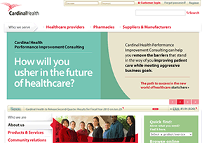 卡地纳健康集团 官方网址 美国商业网站大全