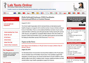 检验医学在线 官方网址 美国健康网站大全