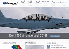 钻石飞机公司 官方网址 奥地利商业网站大全