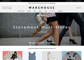 Barneys Warehouse 官方网址 美国购物网站大全