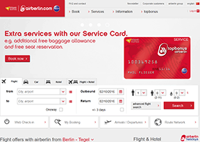 柏林航空公司 官方网址 德国交通网站大全