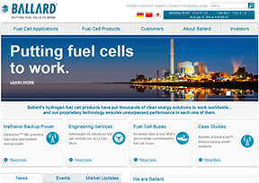 巴拉德动力系统公司 官方网址 加拿大商业网站大全