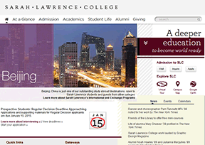 莎拉劳伦斯学院 官方网址 美国教育网站大全