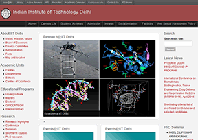 德里印度理工学院 官方网址 印度教育网站大全